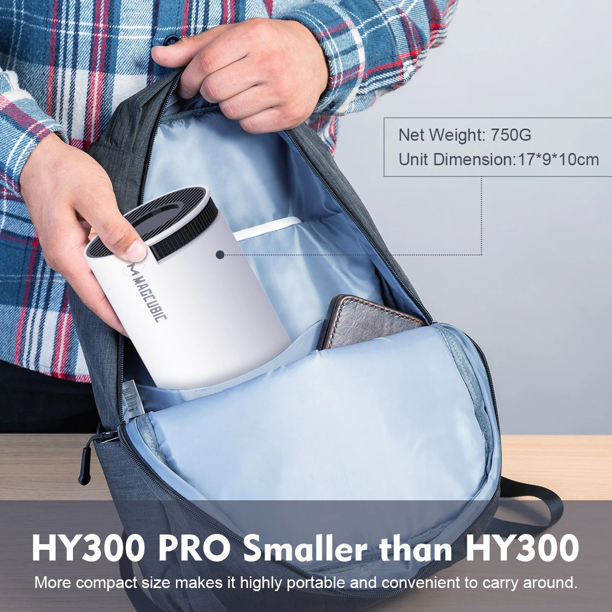 Magcubic Projector HY300 PRO 4K : Expérience Cinéma à Domicile avec WiFi 6 et Bluetooth 5.0