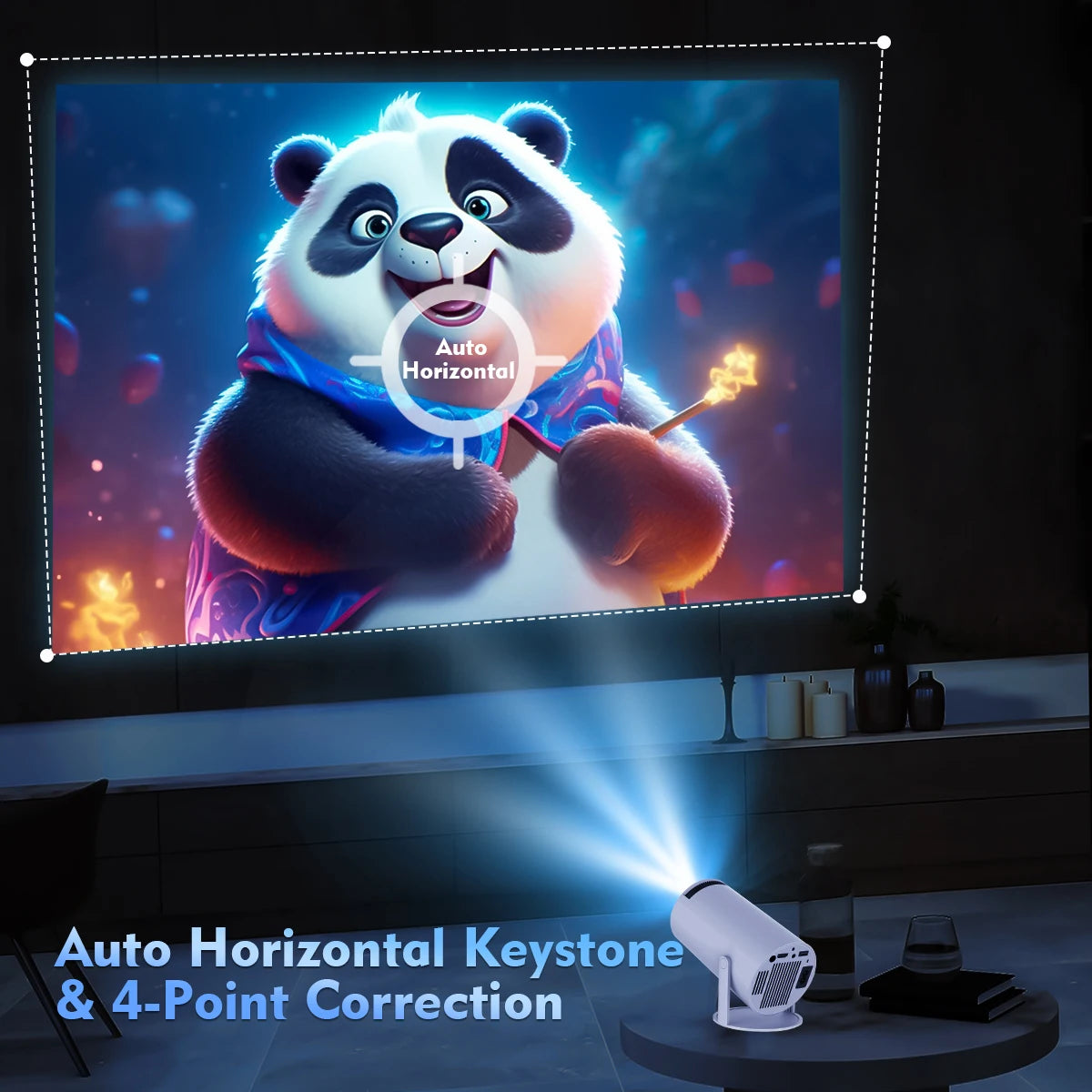 Magcubic Projector HY300 PRO 4K : Expérience Cinéma à Domicile avec WiFi 6 et Bluetooth 5.0